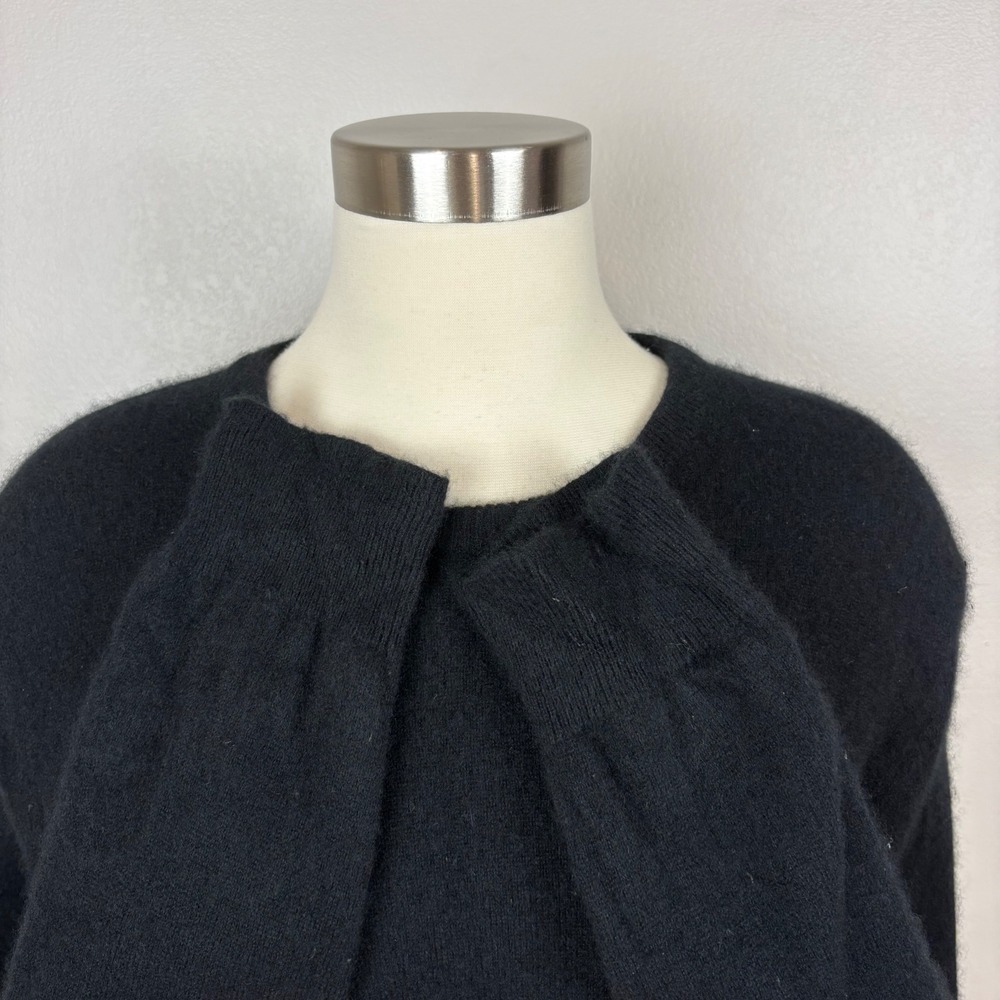 Quince Womens Cashmere Sweater Size L Black Long Sleeve Crewneck Classic Luxe - Picture 6 of 13